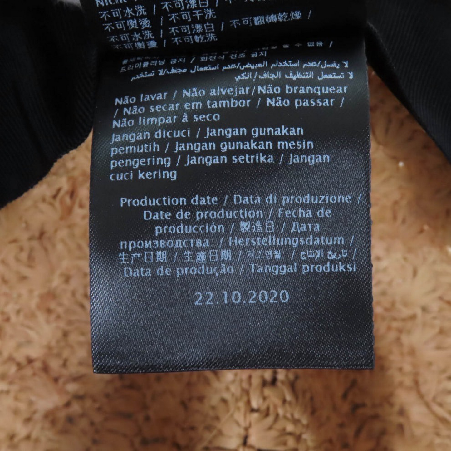 Valentino x Borsalino StrawPanama Hat Natural - Embroidered Logo 100% Authentic  Pre-Owned Luxury Pristine Condition