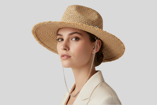 Women’s Straw Sun Hat – Wide Brim Beach Hat