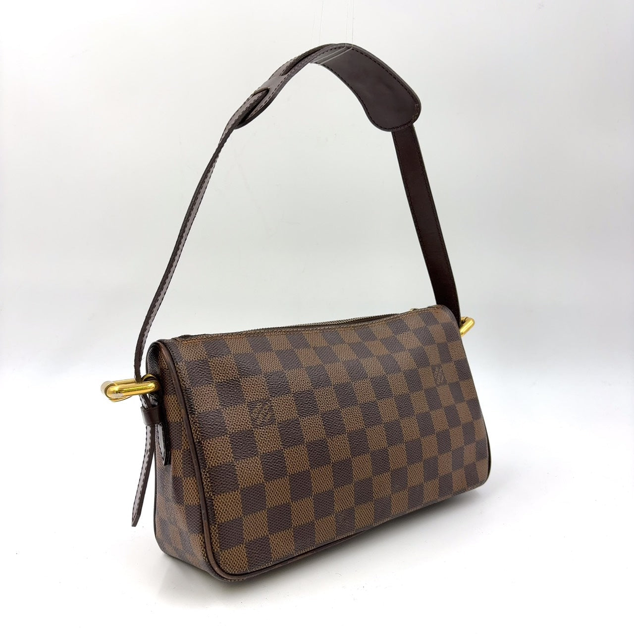 Louis Vuitton Ravello GM Damier Ebene Crossbody Shoulder Bag Previously Owned Authentic