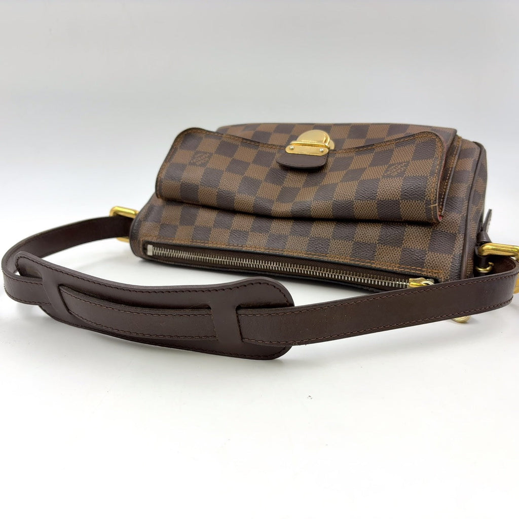 Louis Vuitton Ravello GM Damier Ebene Crossbody Shoulder Bag Previously Owned Authentic