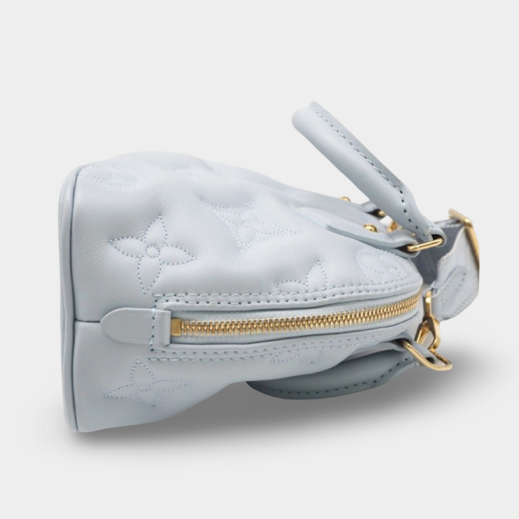 Louis Vuitton Alma Soft BB Bubblegram Blue Glacier Lambskin – Excellent Condition -previously owned Authentic