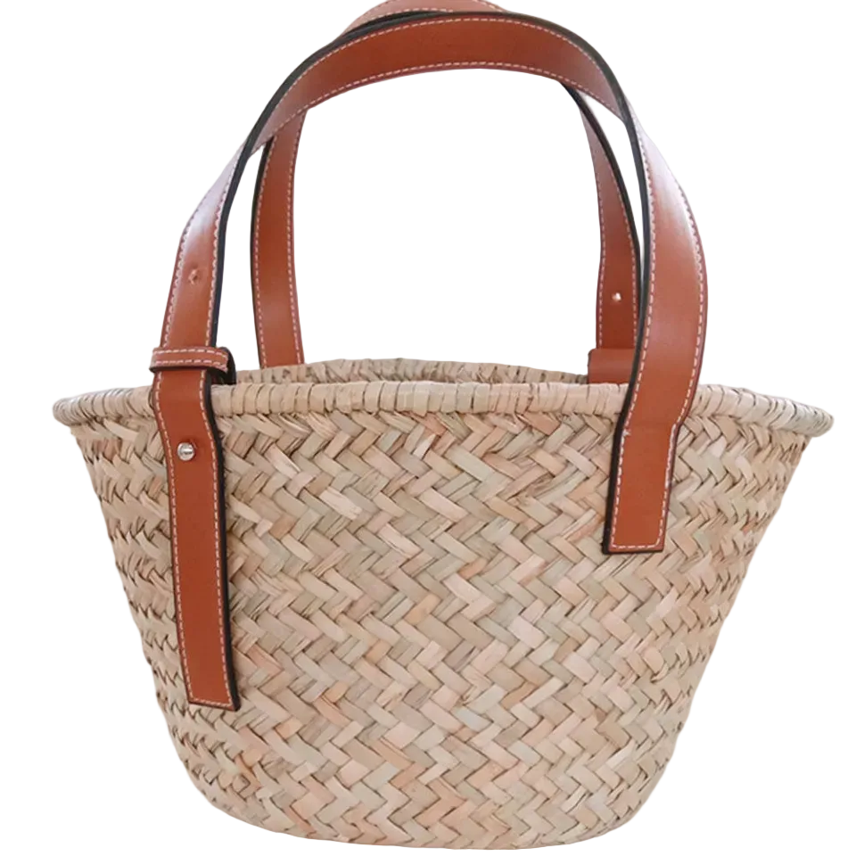 Natural Straw Woven Shoulder Bag