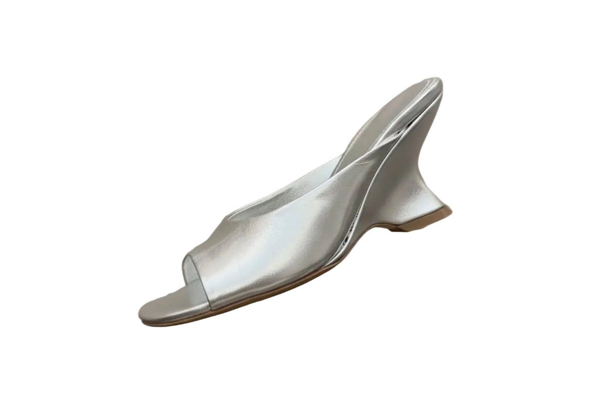 Heeled Slip on Mules