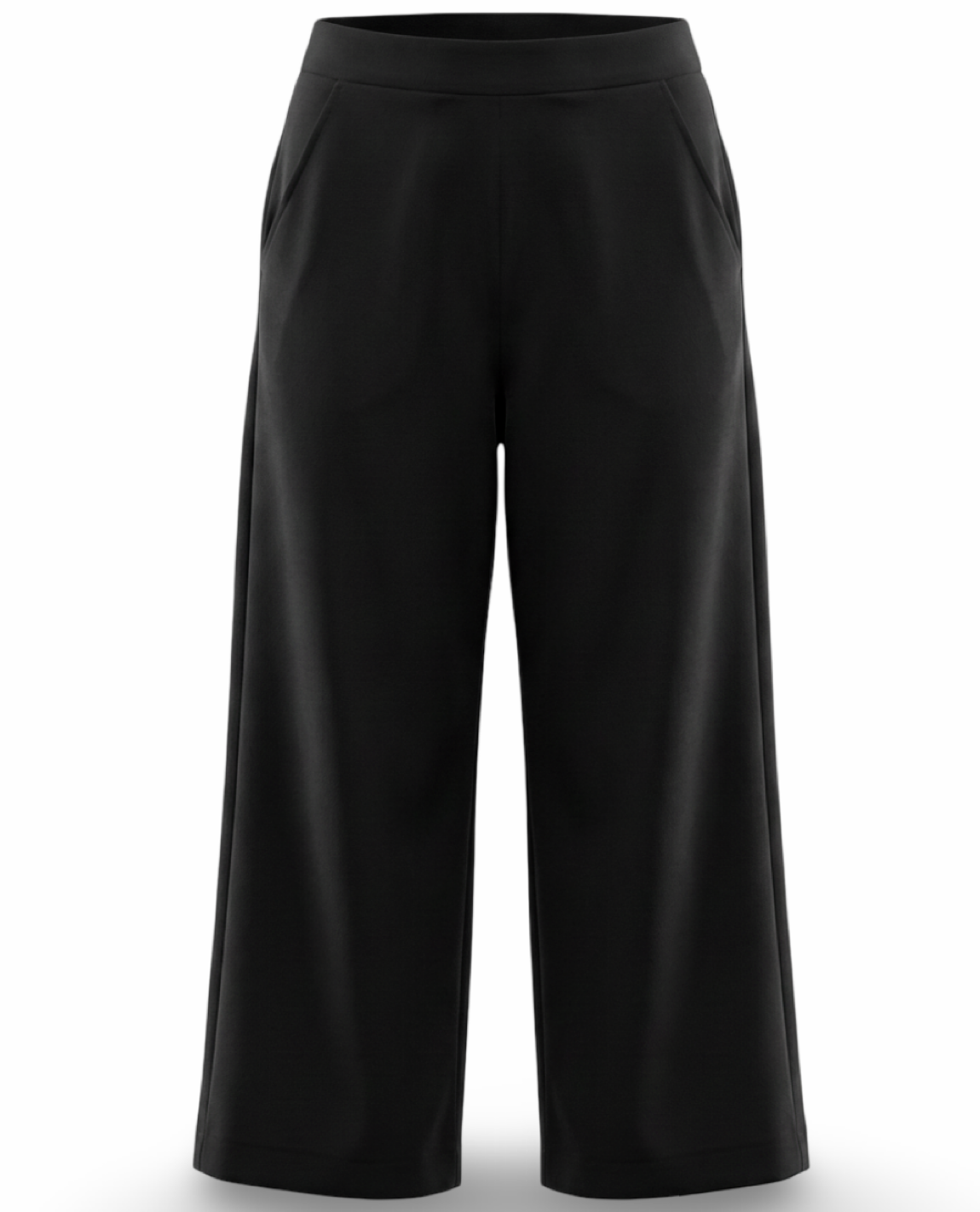 Feather Trim Tailored Two-Piece Suit Set for Women | Elegant Blazer & Straight-Leg Pants