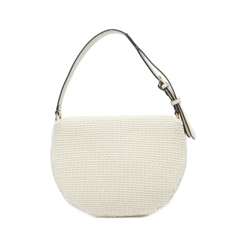Fendi Croissant Small Canvas Shoulder Bag Previously Owned Authentic