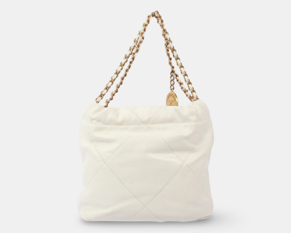 Chanel 22 Mini Shoulder Calfskin Bag Authentic Previously Owned