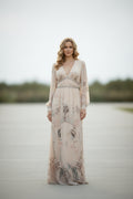 Printed V-Neck Maxi Dress *Last Chance* ships 1-2 days