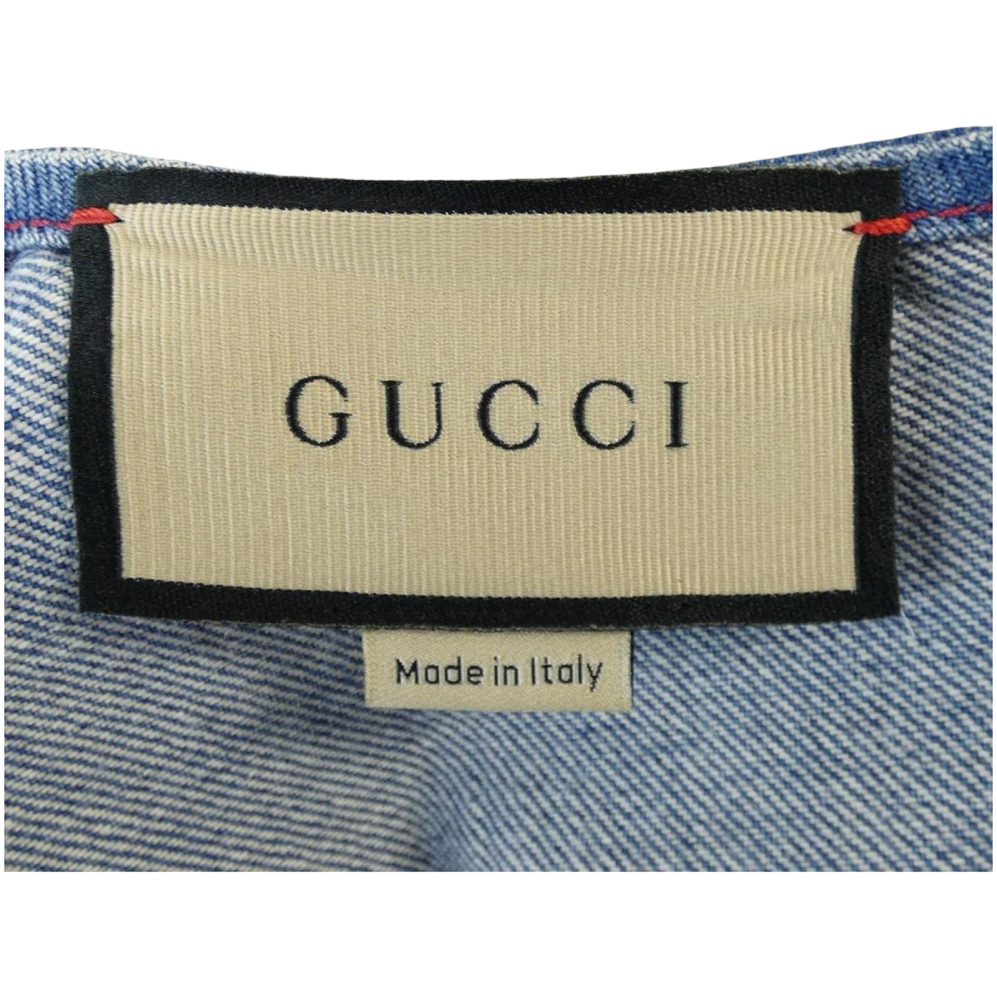Gucci Pre-Owned Denim Dress – IT 38 (US 2–4), Structured Shift Silhouette, Petite Fit