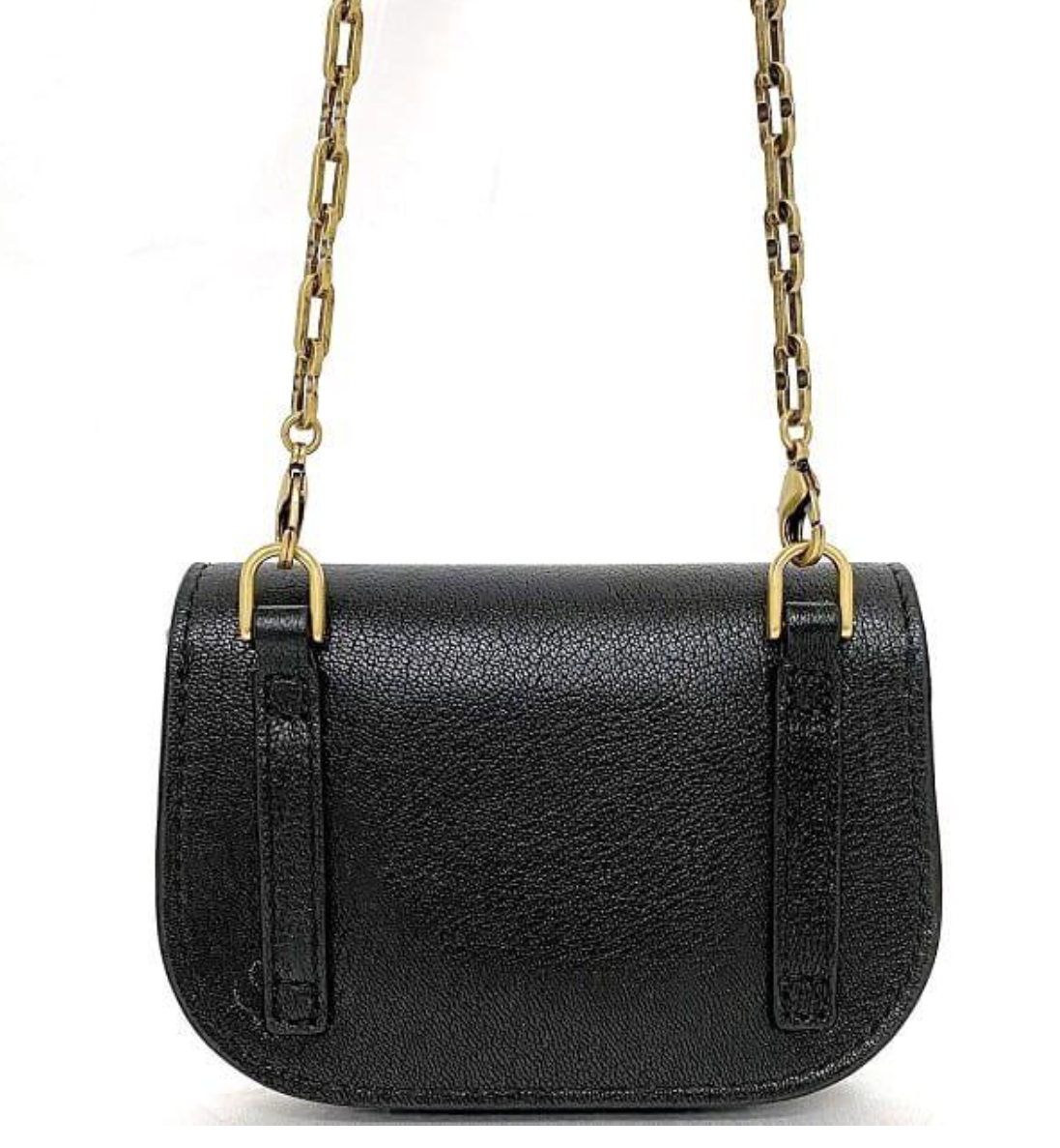 Christian Dior Chain Mini saddle Pouch Authentic Previously Owned