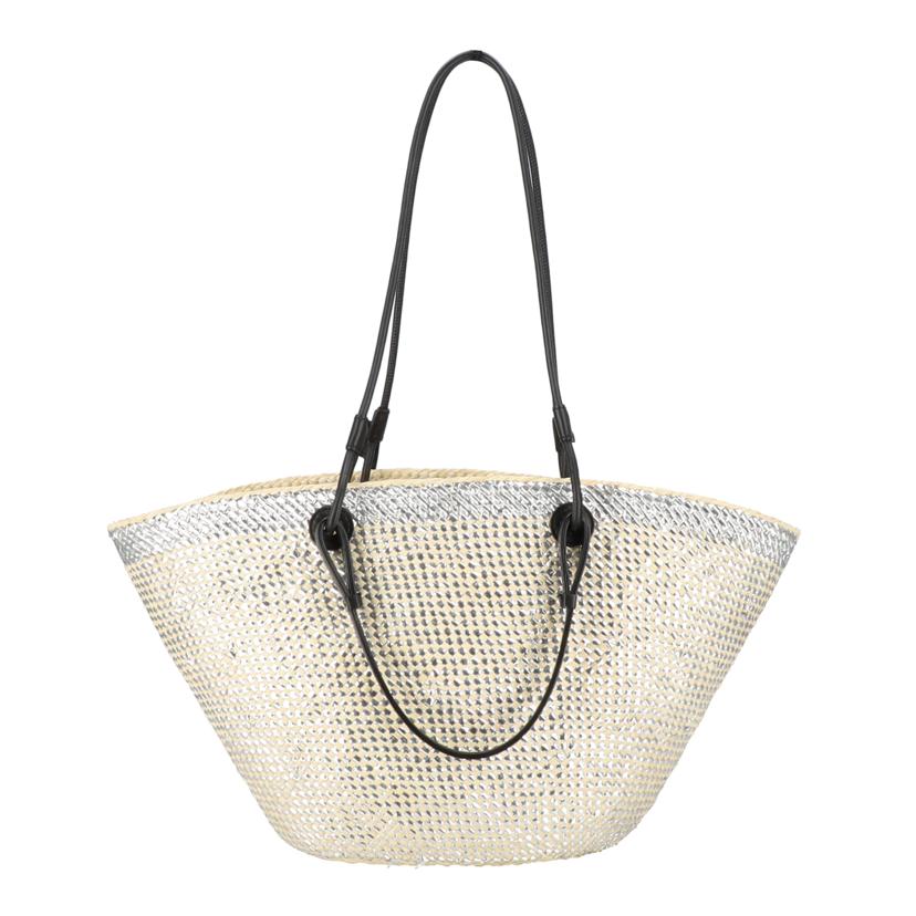Loewe Anagram Basket Bag Small Raffia Previously Owned Authentic