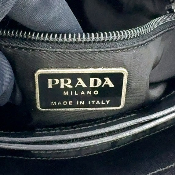 Prada Logo-Patterned Tote Bag Previously Owned Authentic