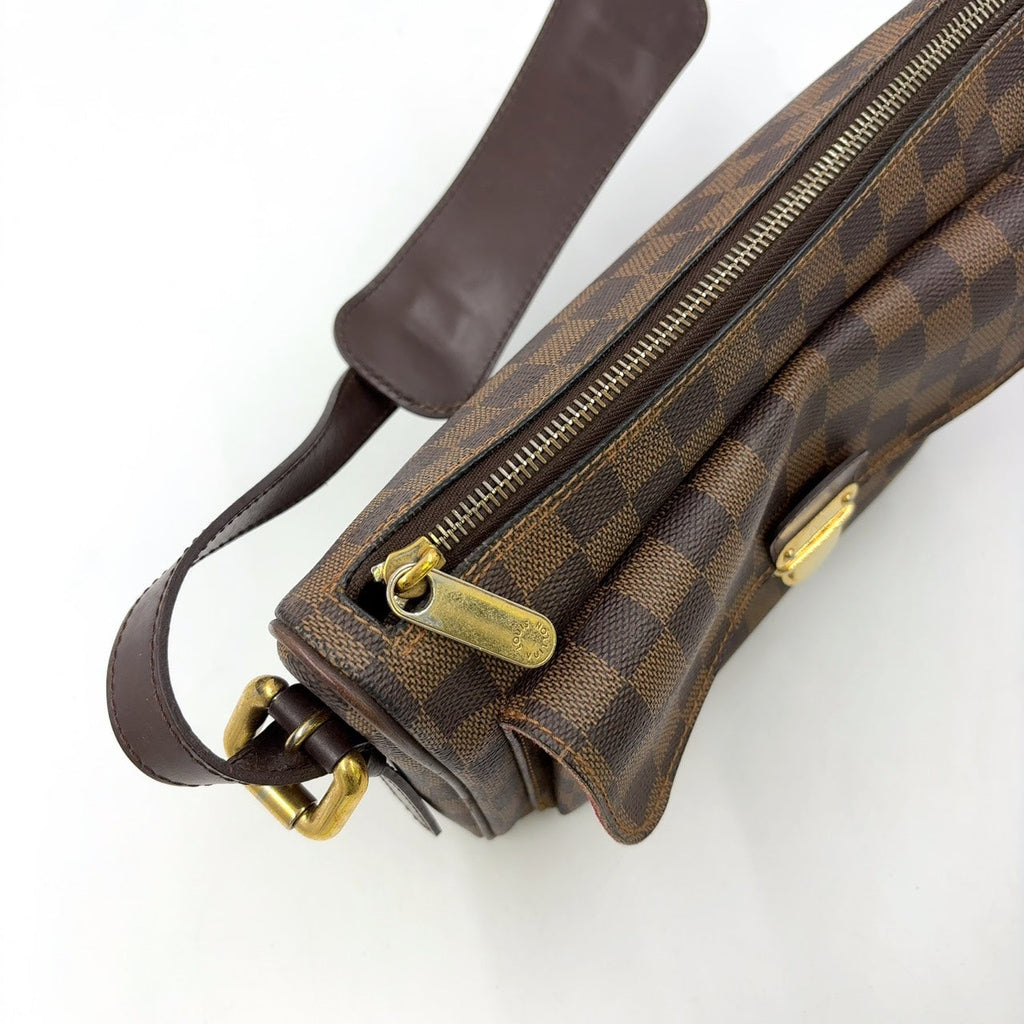 Louis Vuitton Ravello GM Damier Ebene Crossbody Shoulder Bag Previously Owned Authentic
