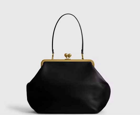 Clutch Bag Structured Frame with Top Handle X-Large