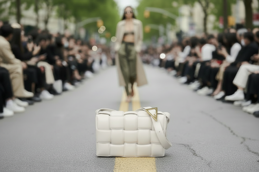 Bottega Veneta Padded Cassette Shoulder Bag Chalk Lambskin Gold Hardware – Pre -Owned -Excellent Condition | L’LUXE Authentic’s