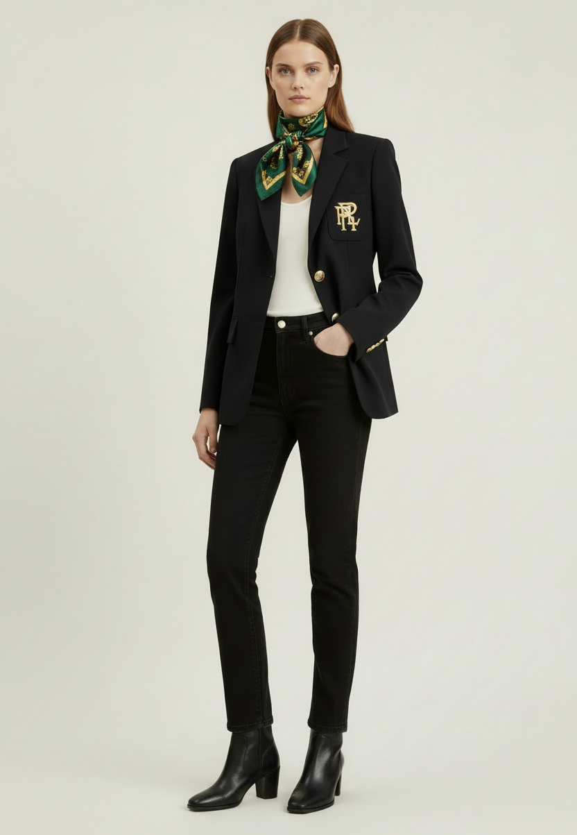 Tailored Fit Crest Blazer Medium * Last Chance * Ships 1-2 days