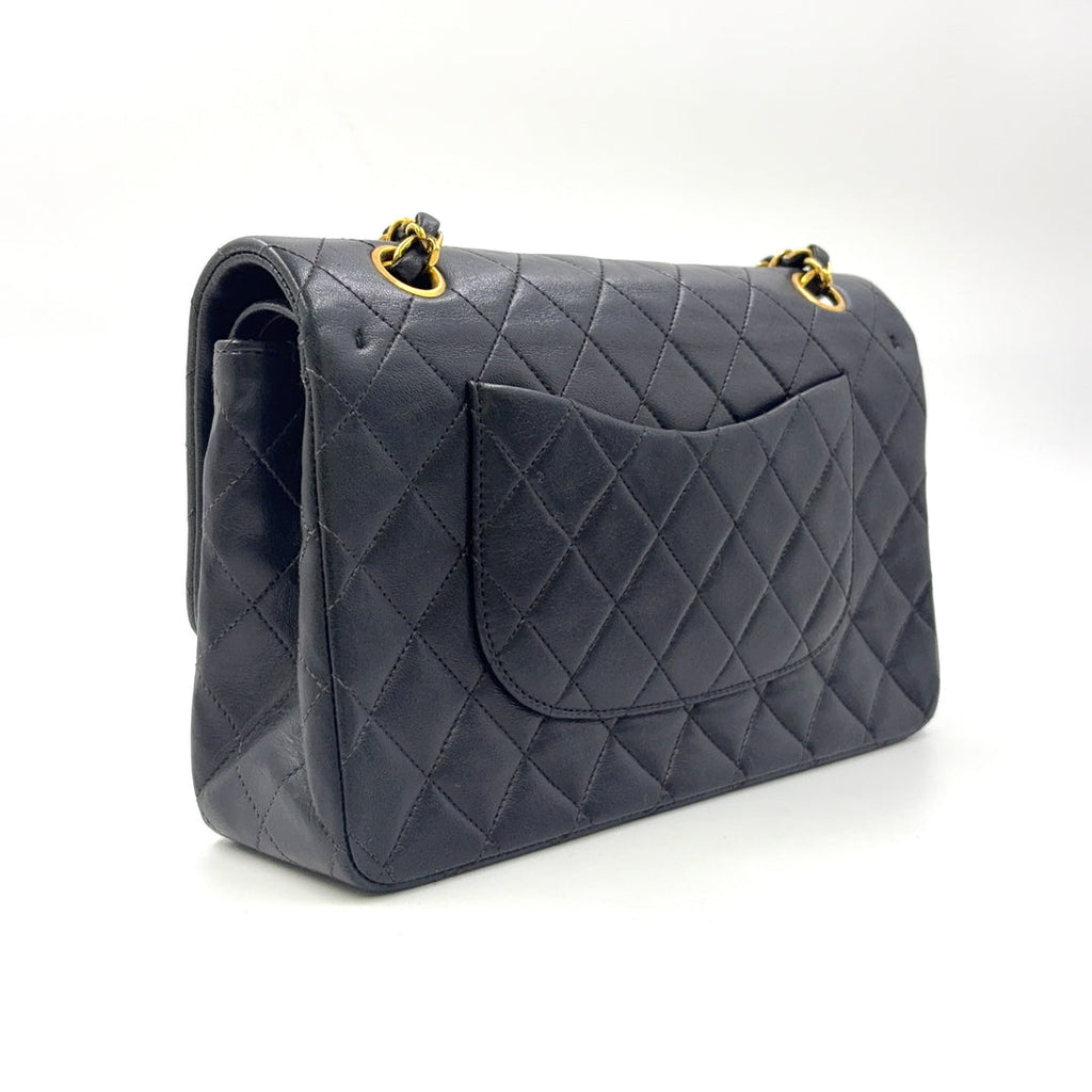 Chanel Classic Flap Medium Quilted Lambskin Previously Owned Authentic
