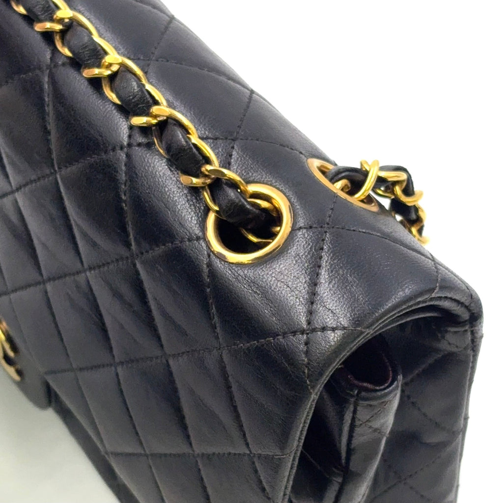Chanel Classic Flap Medium Quilted Lambskin Previously Owned Authentic
