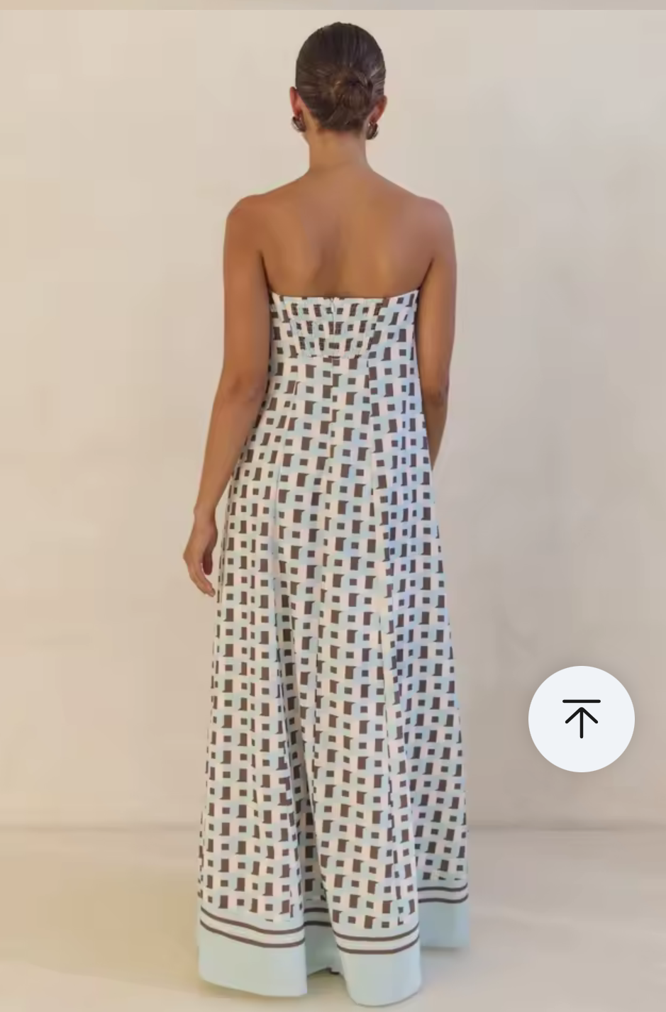 Strapless Printed Maxi Dress – Tube Top Special Occasion - Vacation Dress – Flowy Resort wear