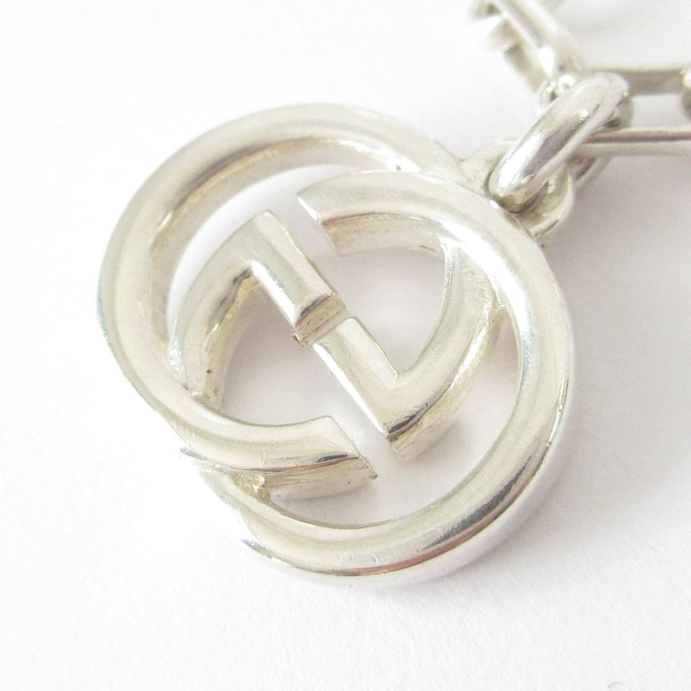 Gucci Interlocking GG Bracelet – SV925 Silver Chain – Ladies – 100% Authentic Previously Owned