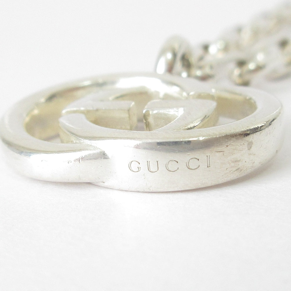 Gucci Interlocking GG Bracelet – SV925 Silver Chain – Ladies – 100% Authentic Previously Owned