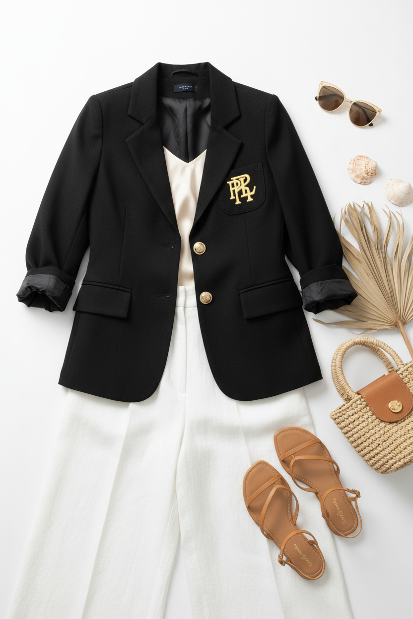 Tailored Fit Crest Blazer Medium * Last Chance * Ships 1-2 days