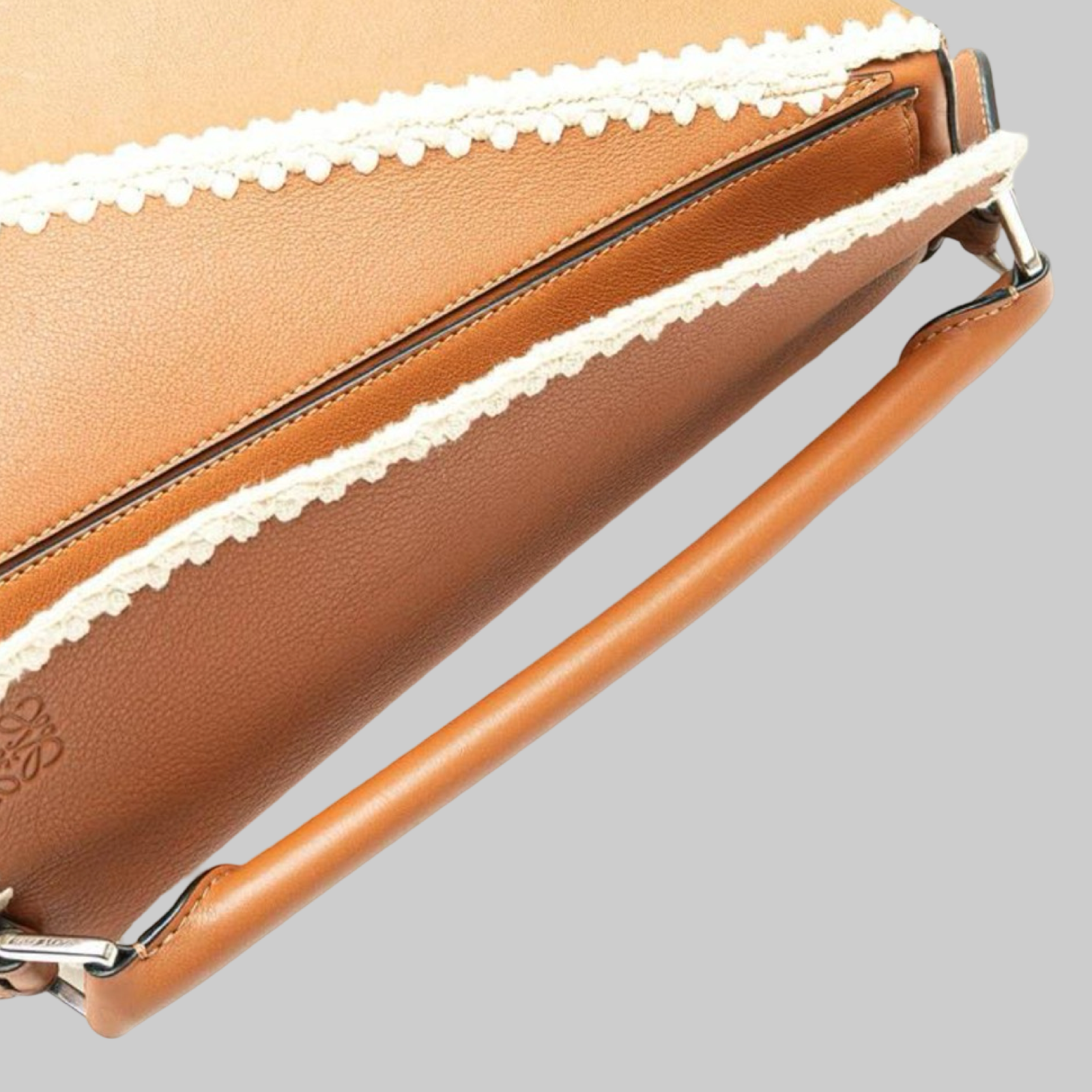Loewe Loewe Puzzle Bag Medium Leather 2-Way Handbag Authentic Previously Owned