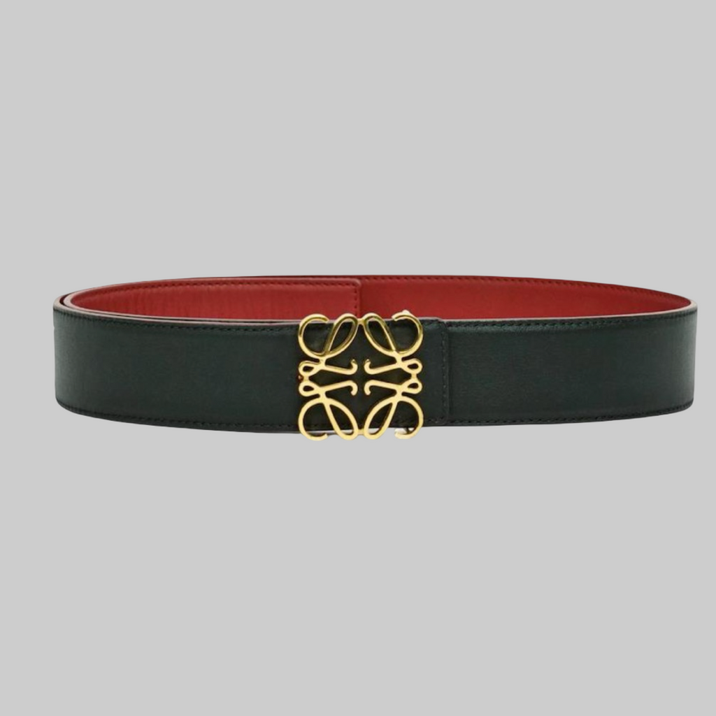 LOEWE Reversible Anagram Leather Vintage Authentic Previously Owned