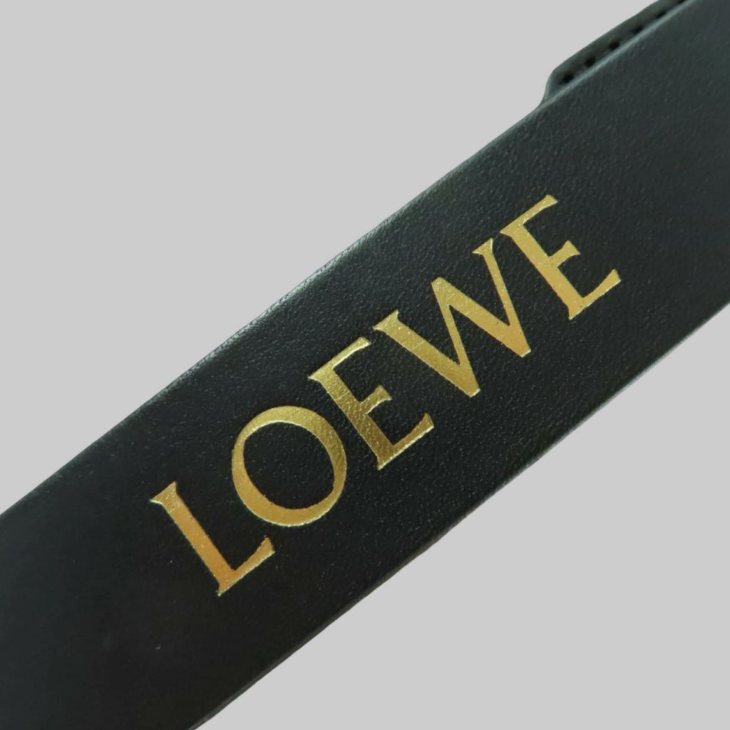 LOEWE Small Raffia Punch-Hole Basket Authentic Previously Owned