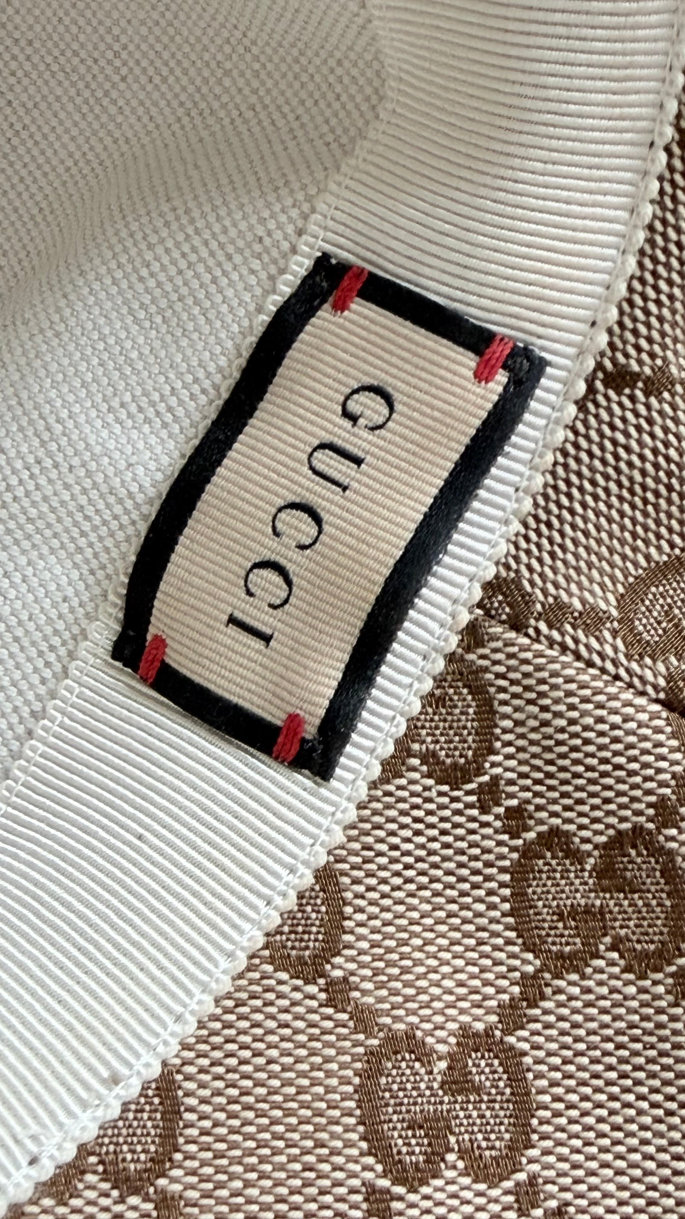 GUCCI – GG Canvas Wide-Brim Hat – 100% Authentic Previously Owned