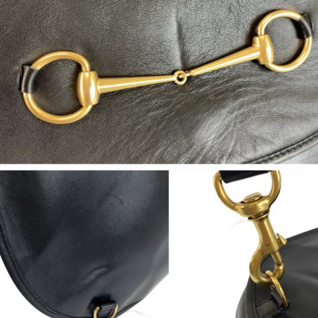 Gucci Vintage Horsebit Shoulder Bag Authentic Previously Owned