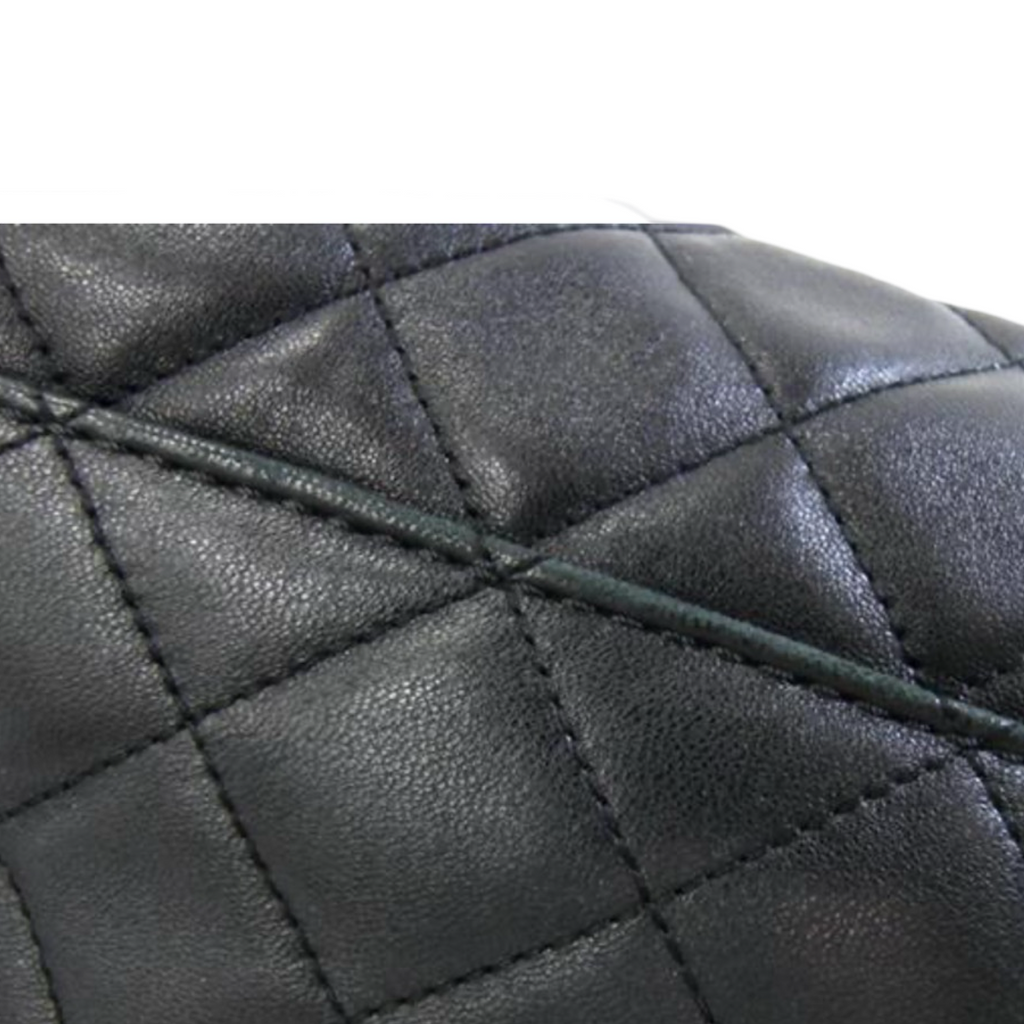 Michael Kors Chain Shoulder Bag Quilted Leather Black Gold – Pre-Owned -Very Good Condition | L’LUXE Authentics