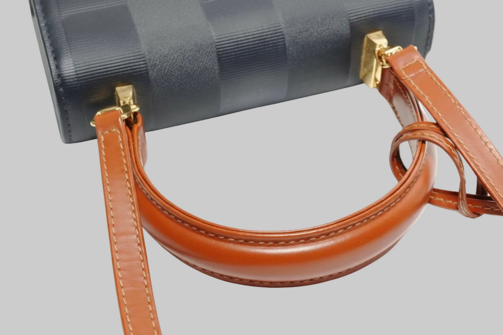 Fendi Pequin 2-way Handbag Authentic Previously Owned