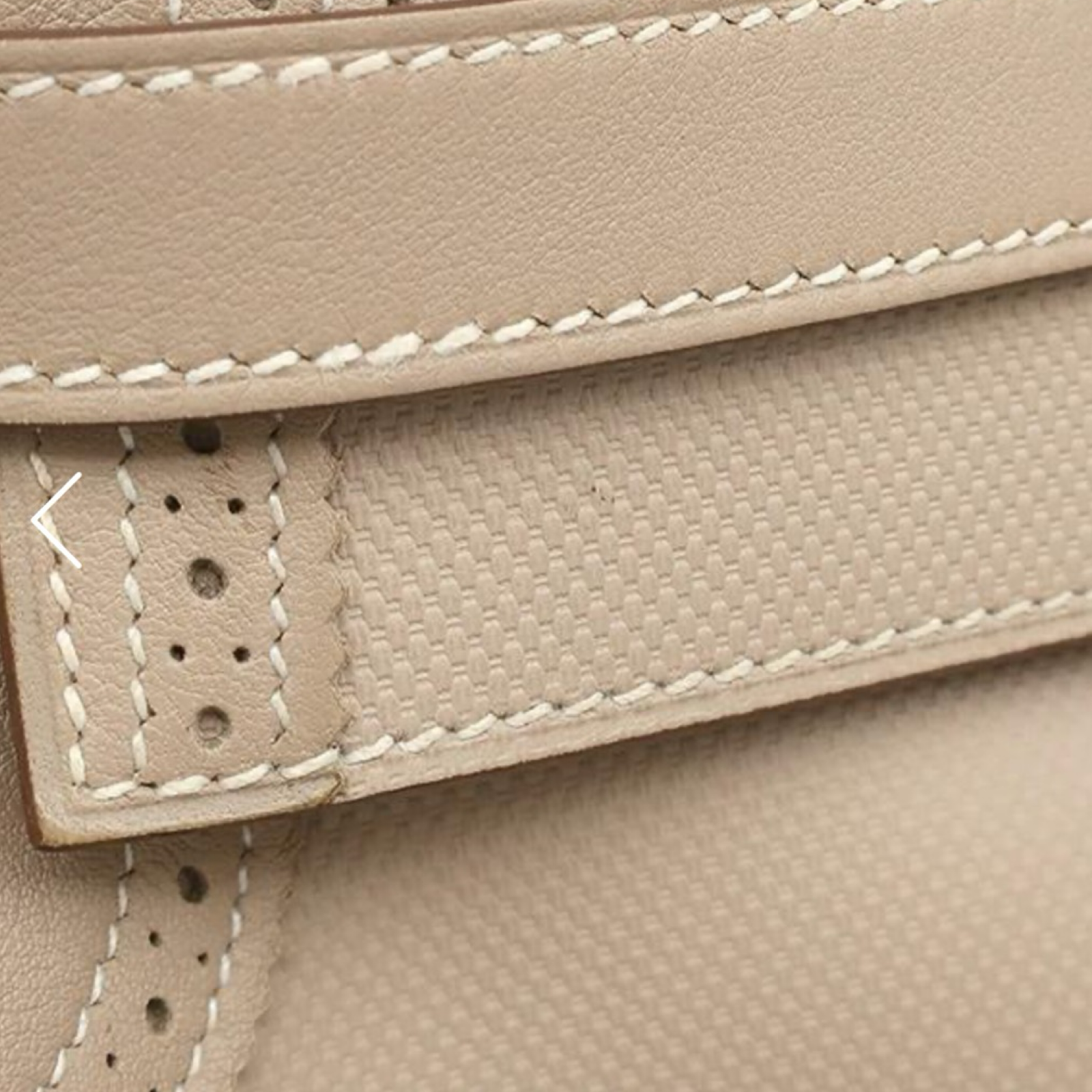 Hermès Kelly 32 Gillies Veau Swift Argile Leather Silver Hardware Previously Owned Authentic