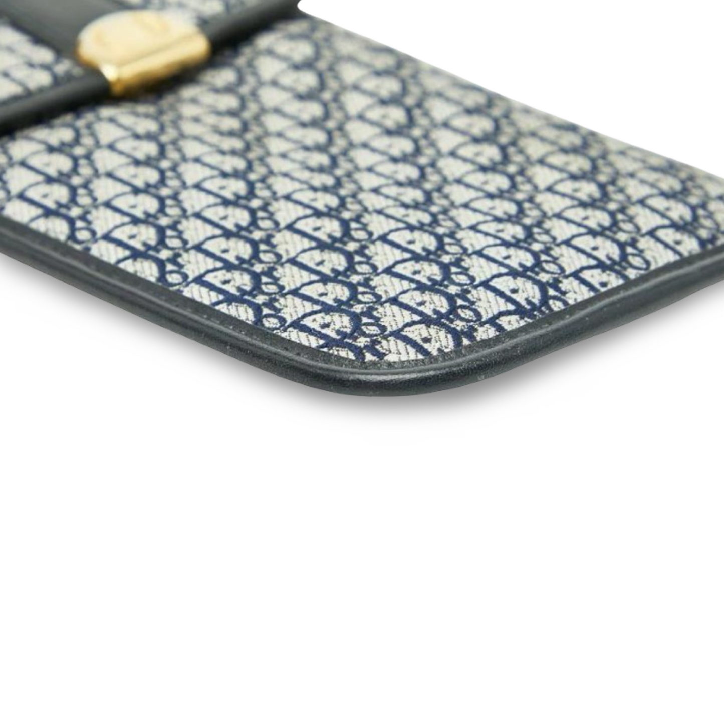 Christian Dior Trotter Eyeglass Case Navy Canvas & Leather – Very Good Condition | L’LUXE Authentic’s