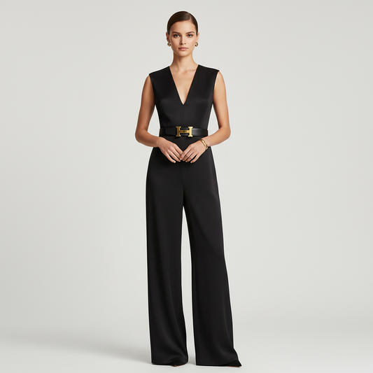 Hermès Constance H Belt 32mm Togo / Box Calf Black Gold Size 85 W Stamp 2024 Pre-Owned Like New | L’LUXE Authentic’s