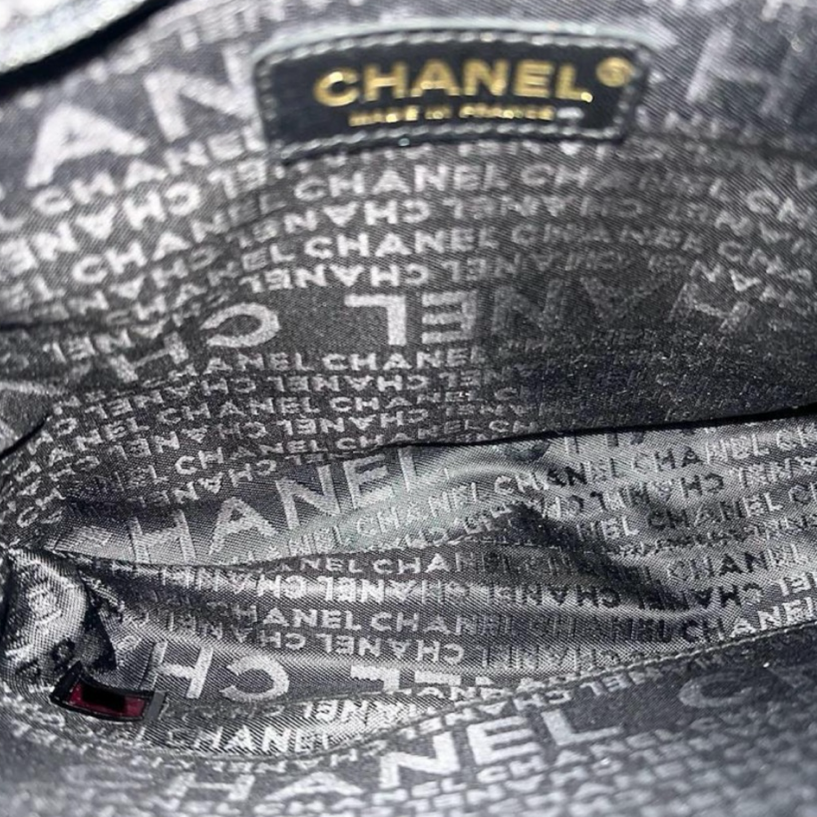 Chanel is CC Semi-Shoulder Bag Black Leather Gold Hardware Previously Owned Authentic
