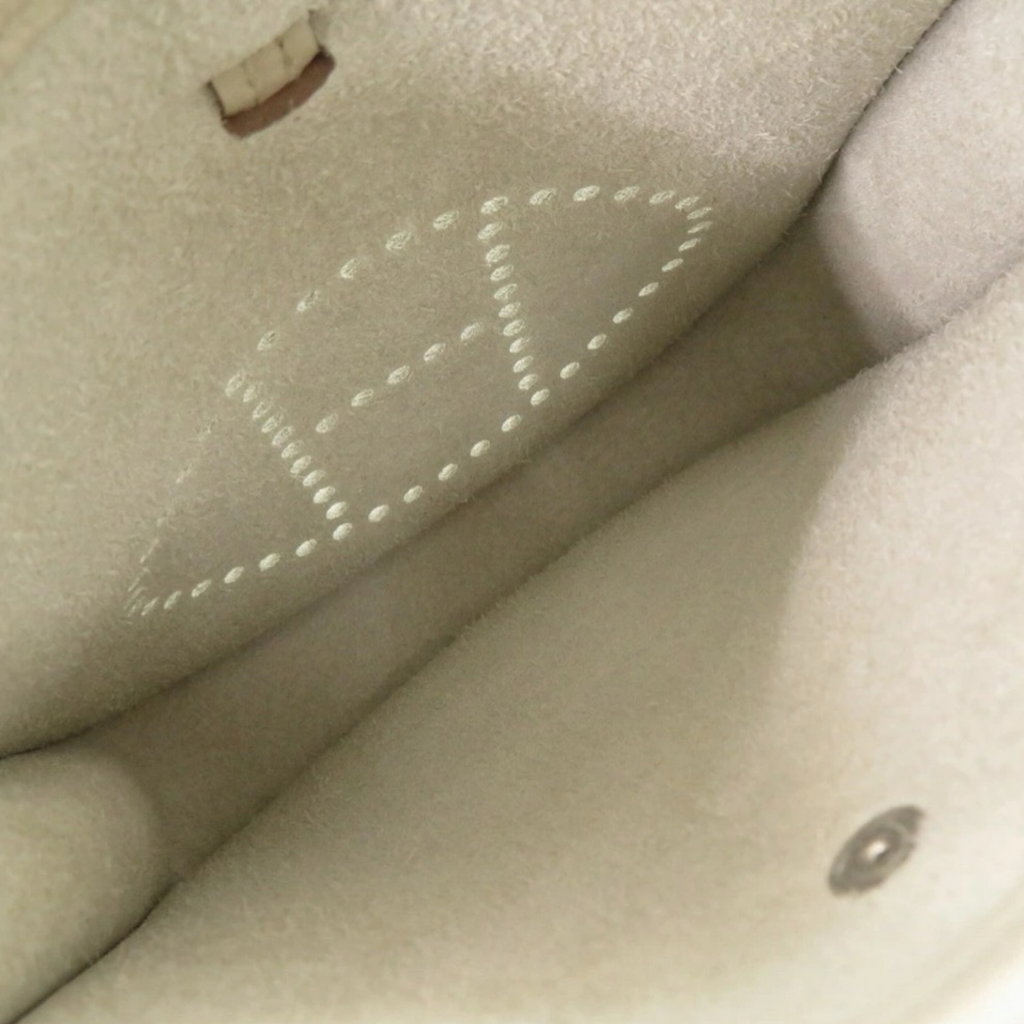 Hermès Evelyne TPM Taurillon Clemence Beton Silver Hardware 2025 Previously Owned Like New Authentic