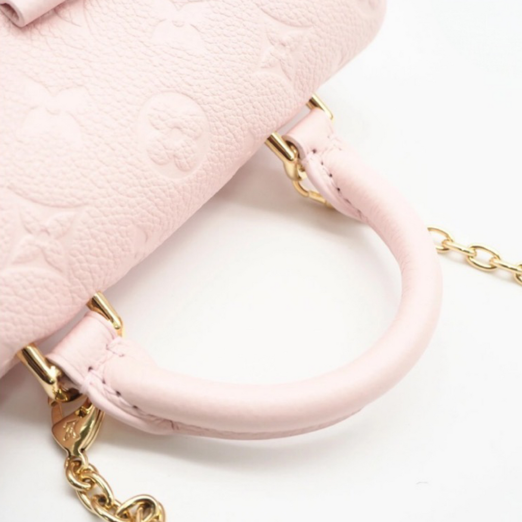 Louis Vuitton Nano Malletree Pink Calf Leather Bag – Unused / Excellent Condition previously Owned Authentic