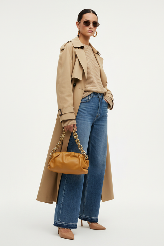 Bottega Veneta The Chain Pouch Curry (Mustard Yellow) Leather Gold Chain – Pre-Owned -Excellent Condition | L’LUXE Authentic’s